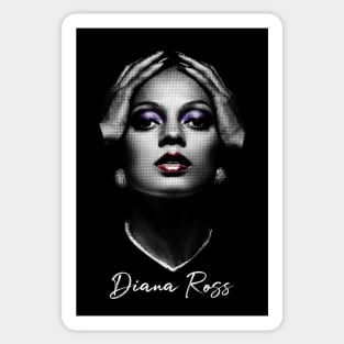 Diana Ross silhouette Sticker